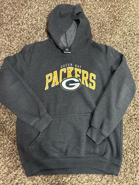 Team Apparel Dark Gray Youth Hoodie with Hood